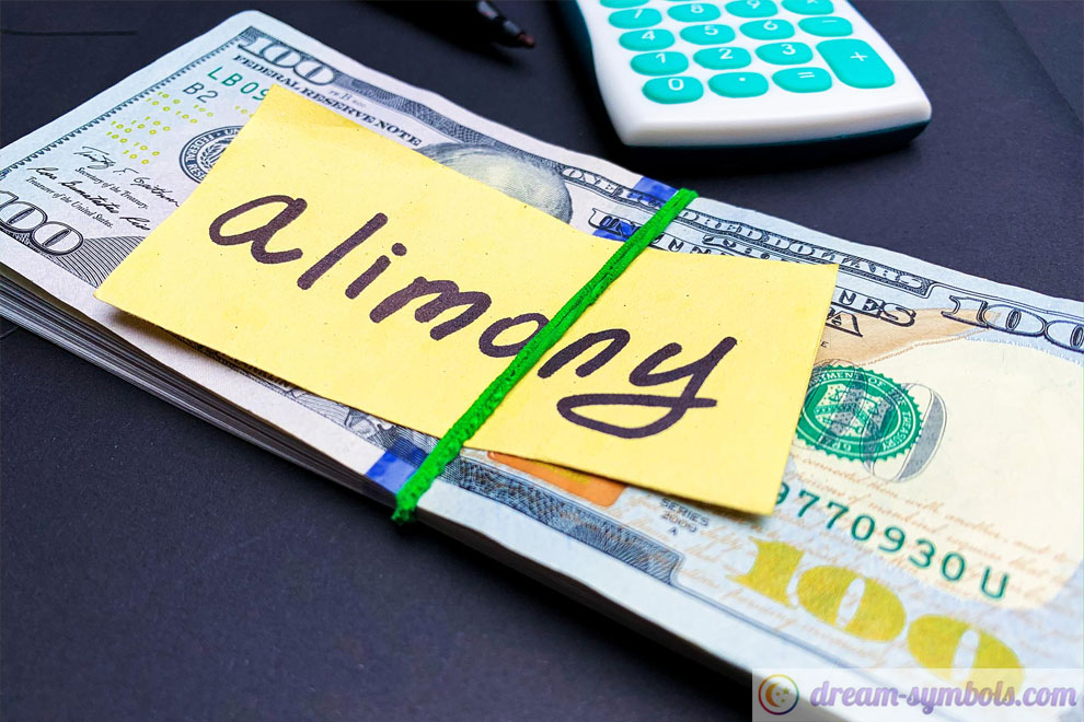 alimony dream symbol