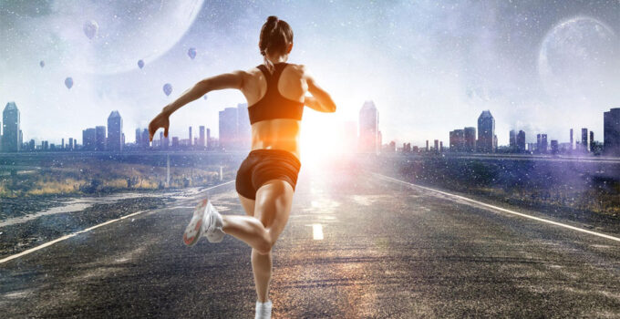 A dream about slow motion running