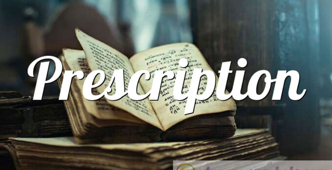 Prescription