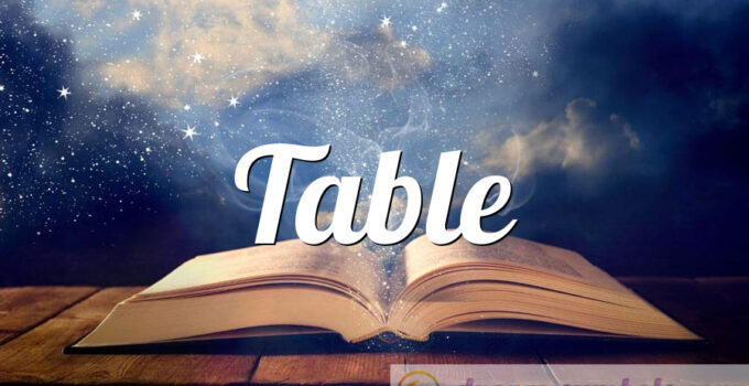 Table