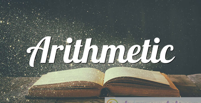 Arithmetic