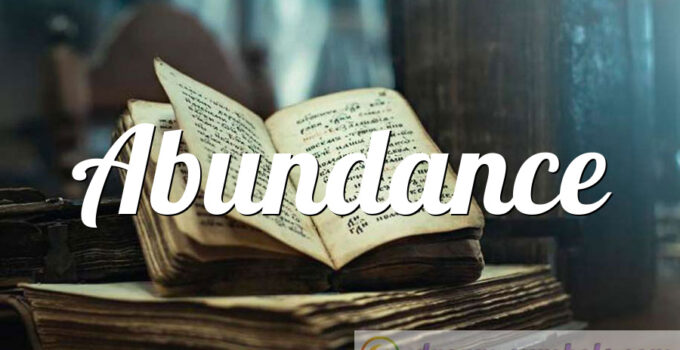 Abundance